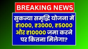 Sukanya Samriddhi Yojana: ₹1000, ₹3000, ₹5000 और ₹10000 जमा करने पर कितना मिलेगा?